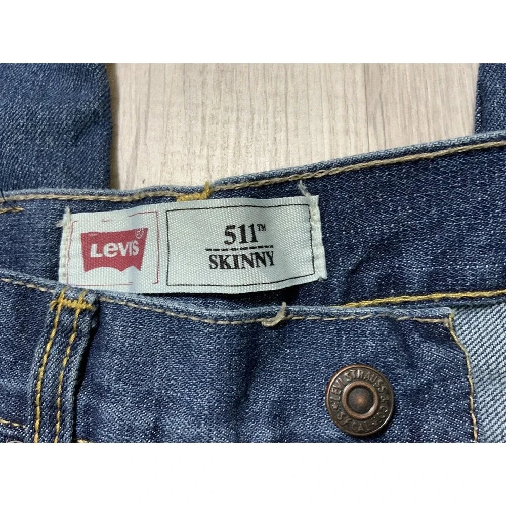 Levi's 511 Skinny Jeans Boys Blue 16R 28x28